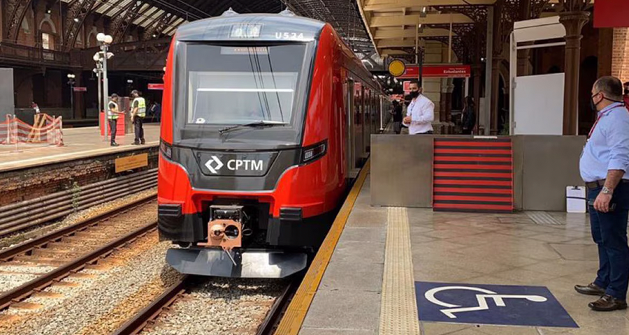 Imagem de cargas de trem